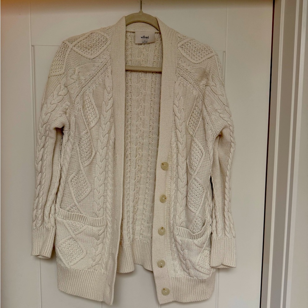 Wilfred Cable Knit Sweater
